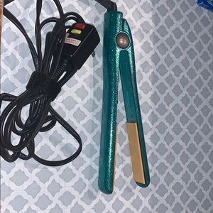CHI blue glittered straightener FINAL OFFER